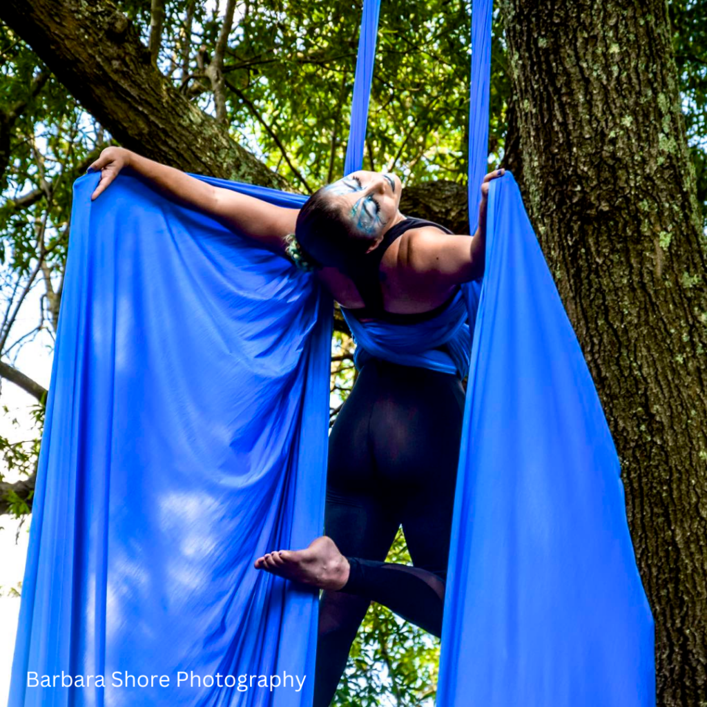 Hôte du cirque aérien Sparrows