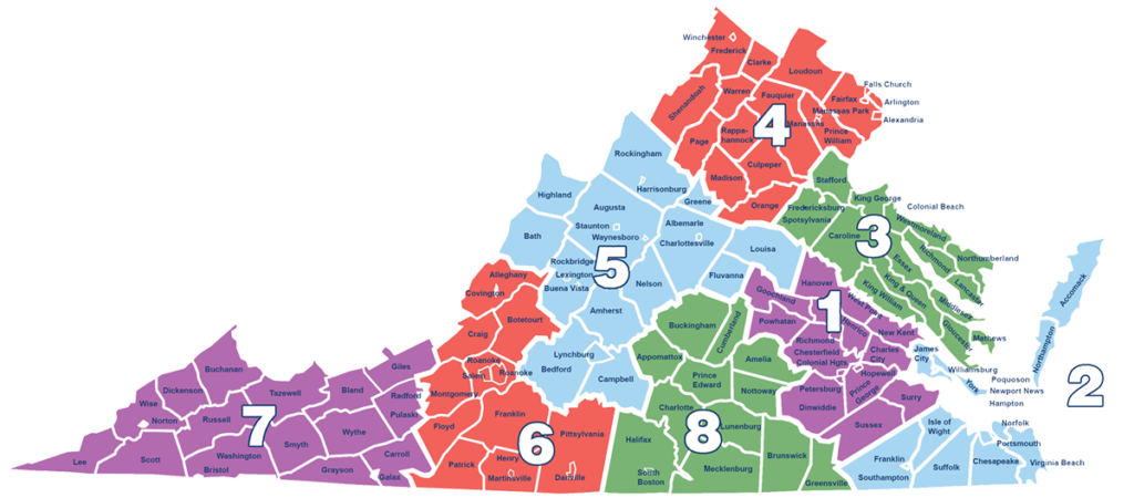 Carte de la région Vca Transparent